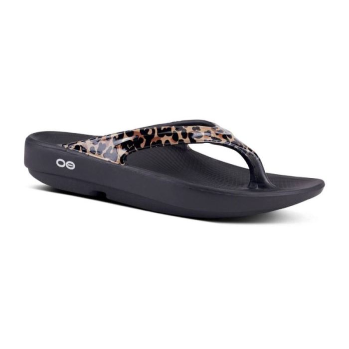 Oofos Canada Women's OOlala Limited Sandal - Leopard