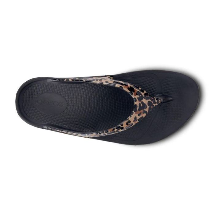 Oofos Canada Women's OOlala Limited Sandal - Leopard