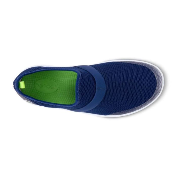 Oofos Canada Women's OOmg Low Shoe - White Navy