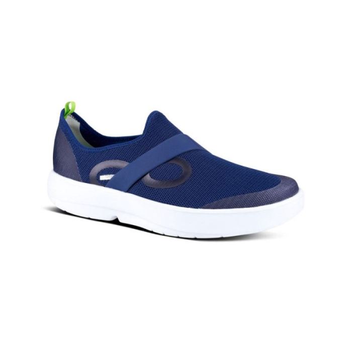 Oofos Canada Men's OOmg Low Shoe - White & Navy