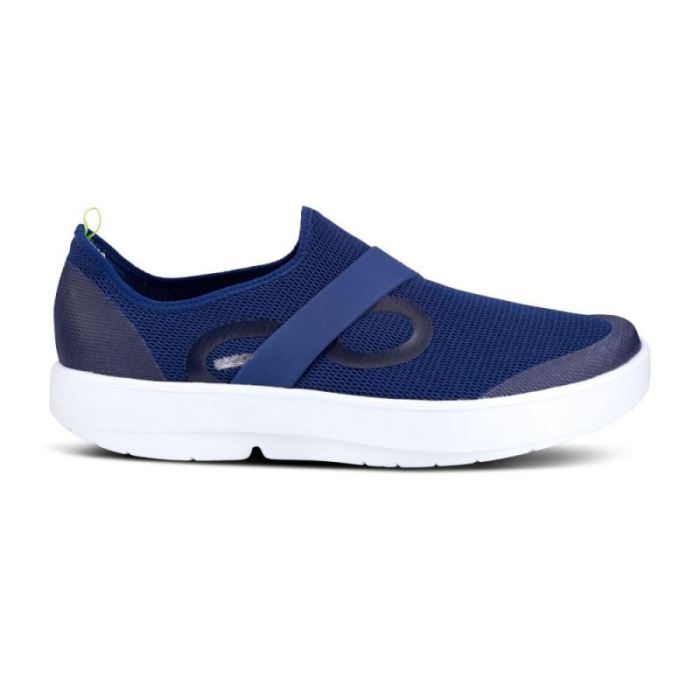 Oofos Canada Men's OOmg Low Shoe - White & Navy