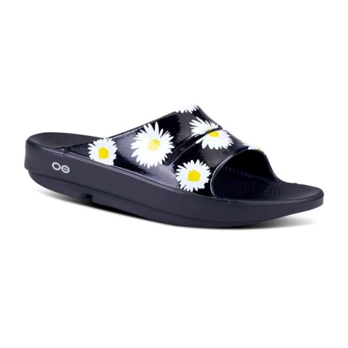 Oofos Canada Women's OOahh Luxe Slide Sandal - Daisy
