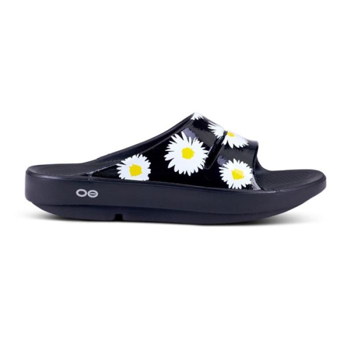 Oofos Canada Women's OOahh Luxe Slide Sandal - Daisy