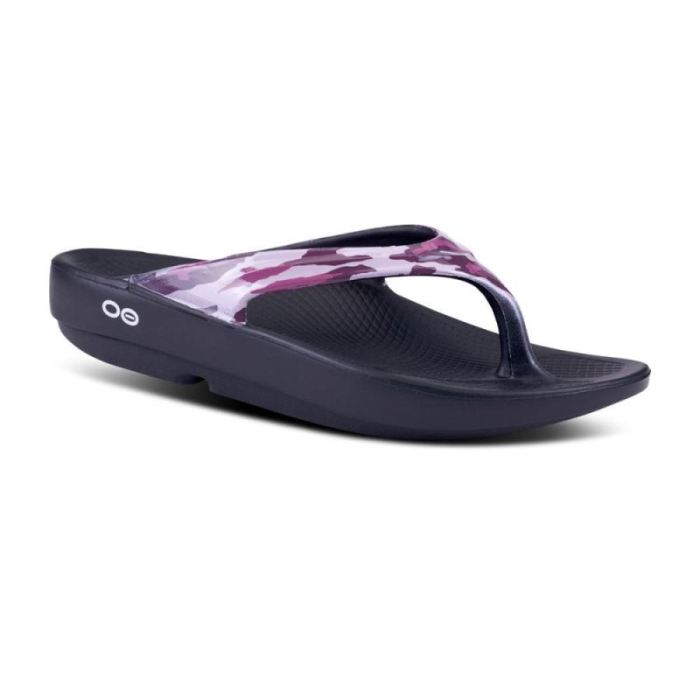 Oofos Canada Women's OOlala Limited Sandal - Purple Camo