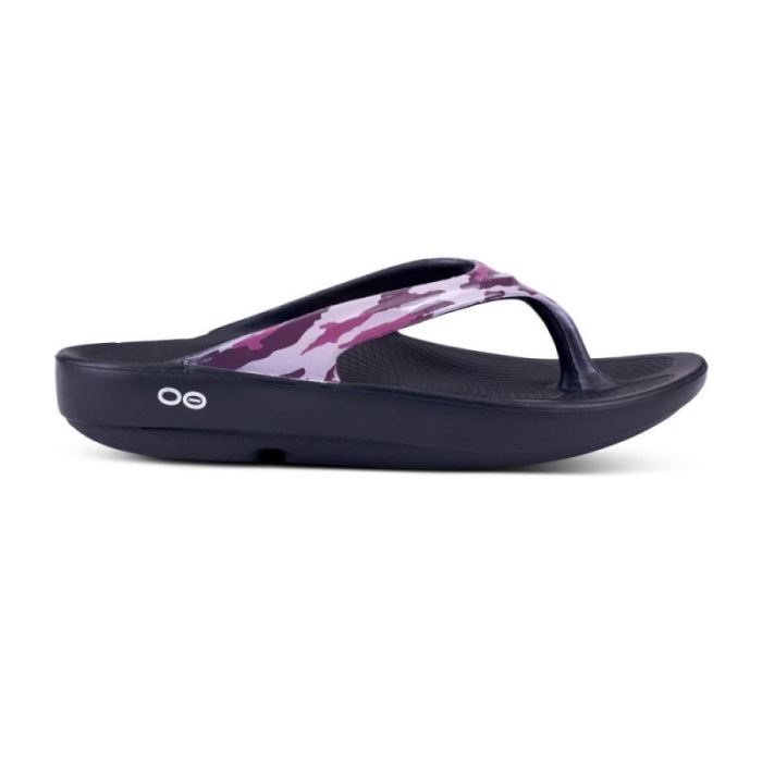 Oofos Canada Women's OOlala Limited Sandal - Purple Camo