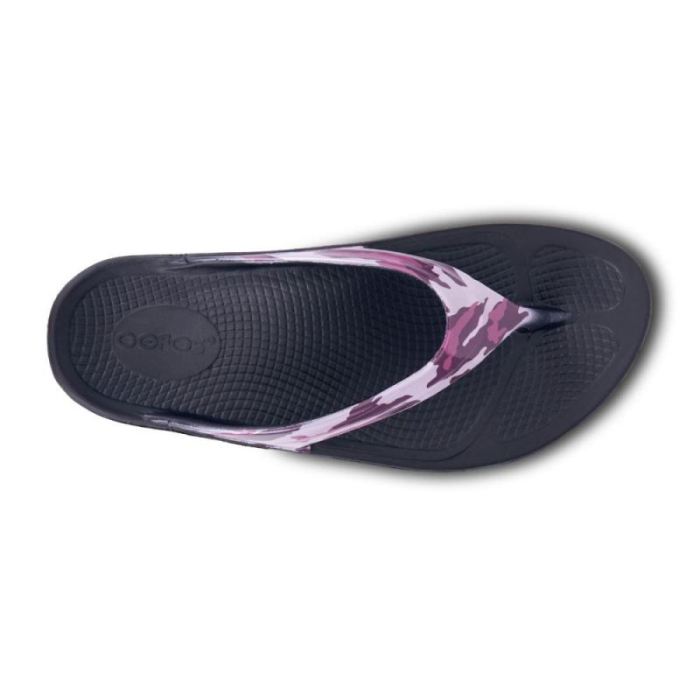 Oofos Canada Women's OOlala Limited Sandal - Purple Camo