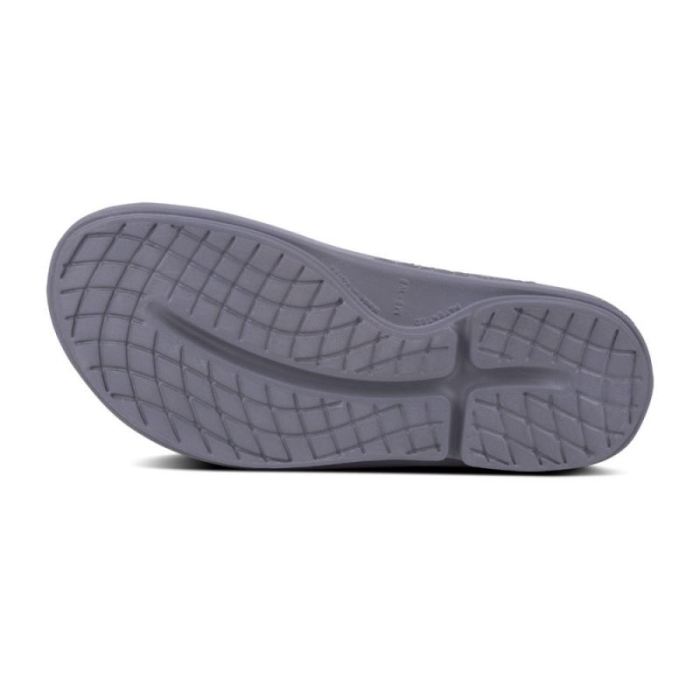 Oofos Canada Men's OOahh Slide Sandal - Slate