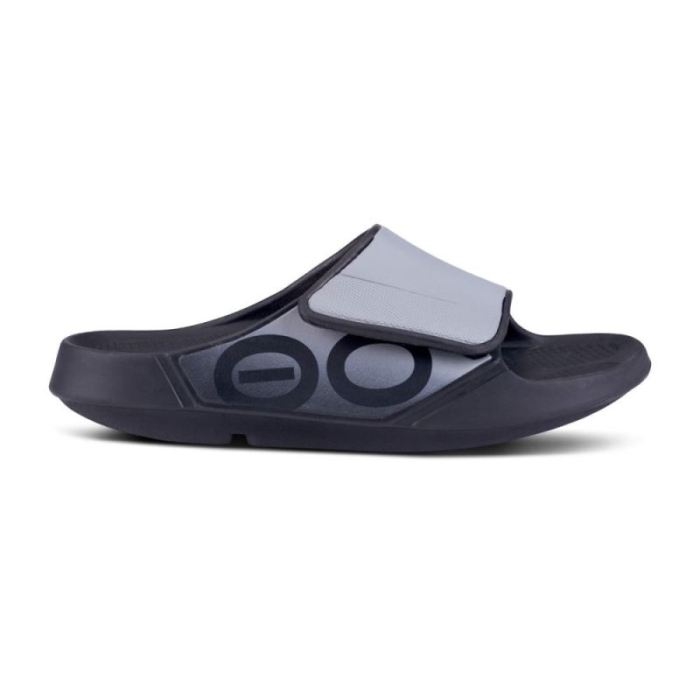 Oofos Canada Men's OOahh Sport Flex Sandal- Gray