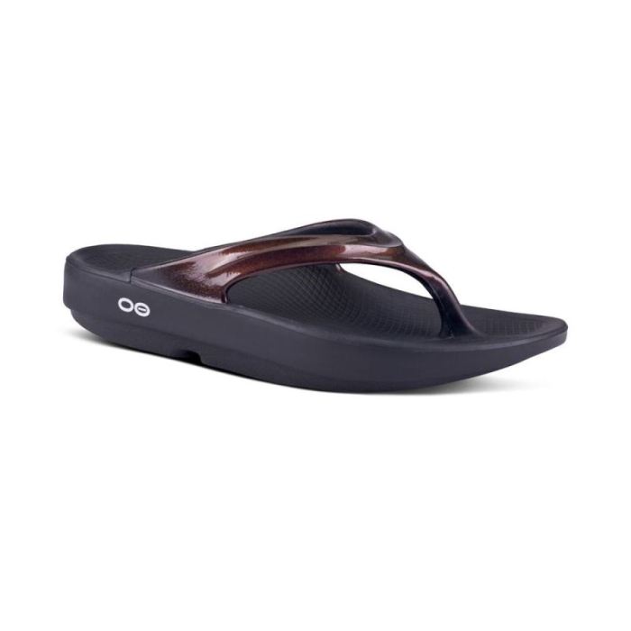 Oofos Canada Women'S Oolala Luxe Sandal - Cabernet