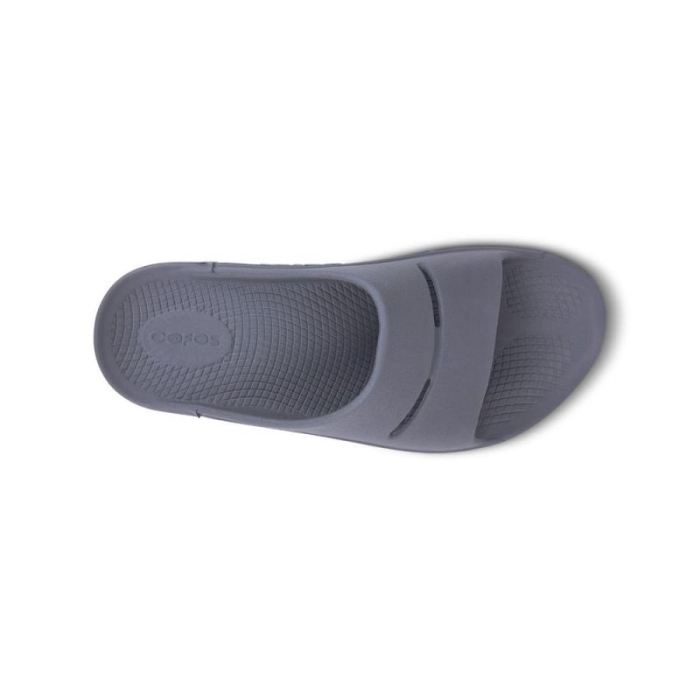 Oofos Canada Men'S Ooahh Slide Sandal - Slate