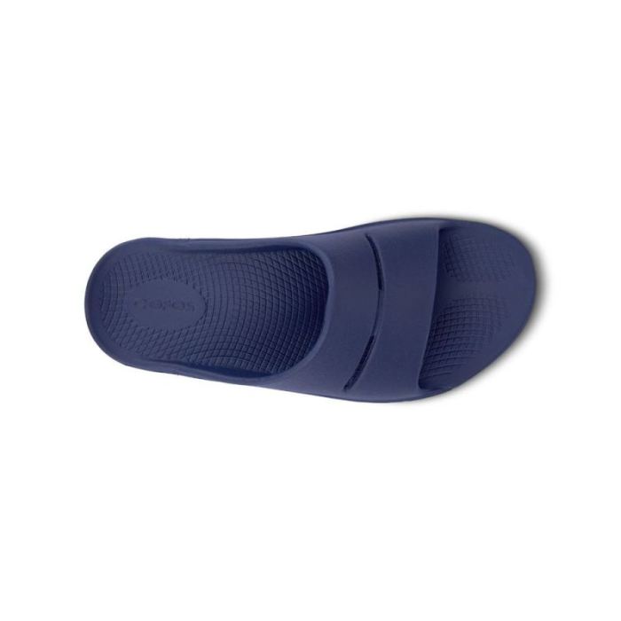 Oofos Canada Women'S Ooahh Slide Sandal - Navy