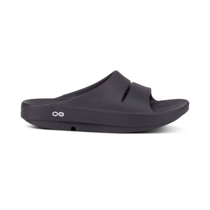 Oofos Canada Men'S Ooahh Slide Sandal - Black