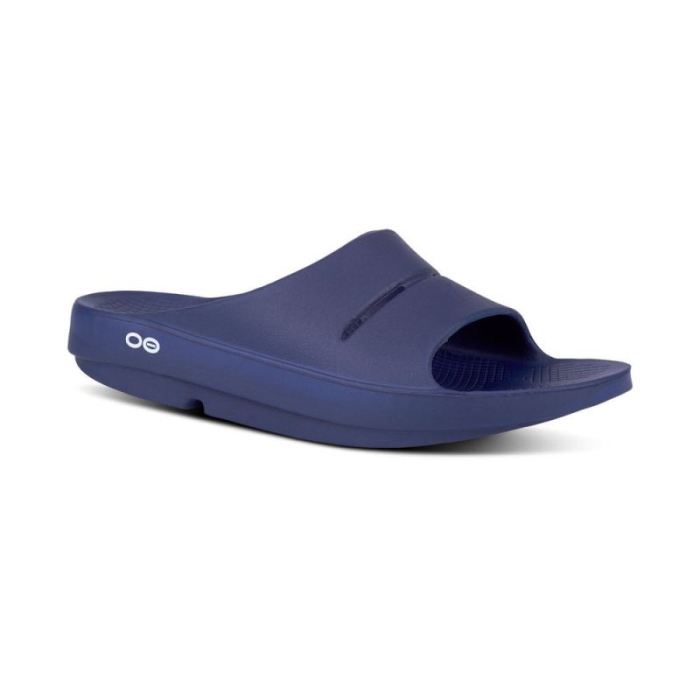 Oofos Canada Men'S Ooahh Slide Sandal - Navy