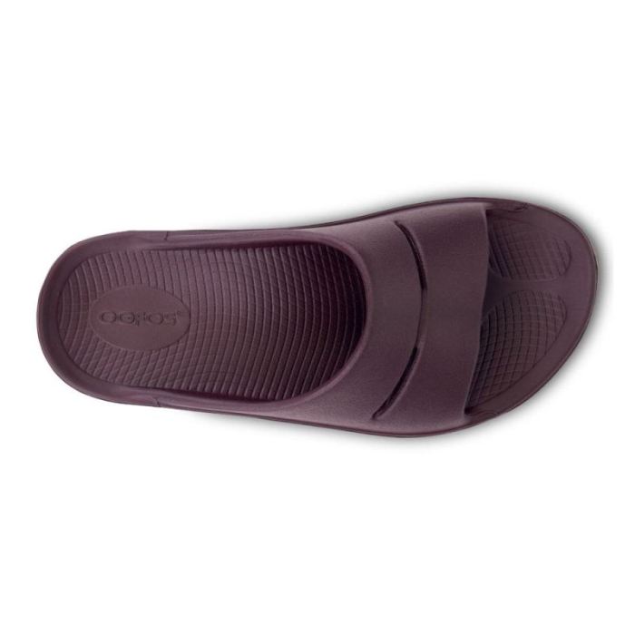 Oofos Canada Women'S Ooahh Slide Sandal - Cabernet