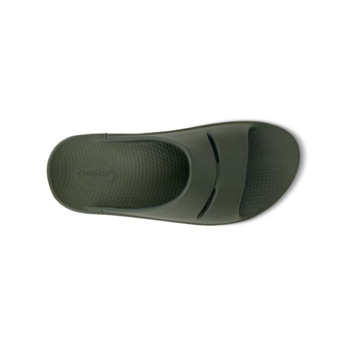 Oofos Canada Women'S Ooahh Slide Sandal - Forest Green
