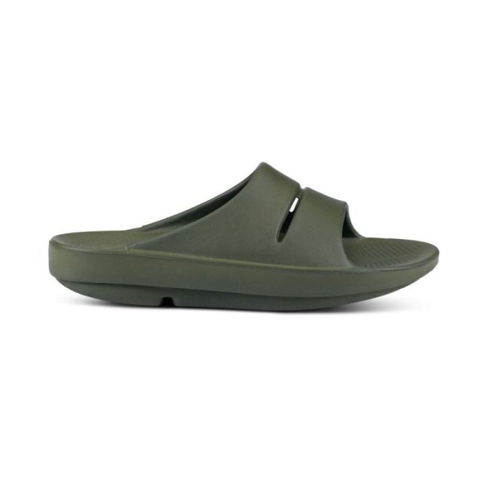 Oofos Canada Men'S Ooahh Slide Sandal - Forest Green