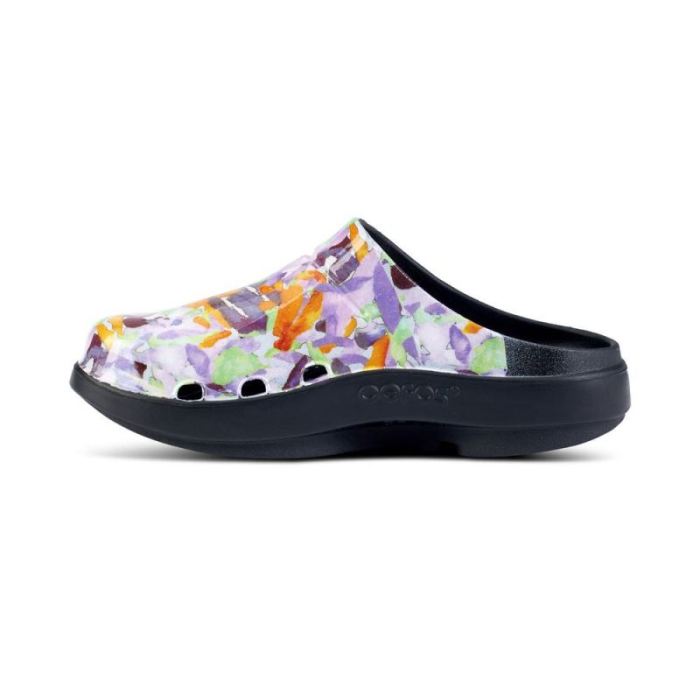 Oofos Canada Women'S Oocloog Limited Edition Clog - Purple Watercolor