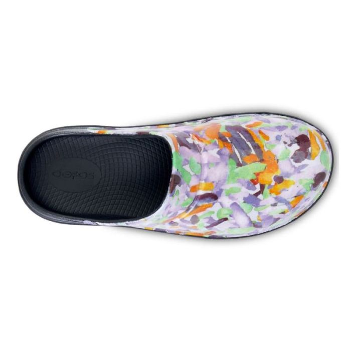 Oofos Canada Women'S Oocloog Limited Edition Clog - Purple Watercolor