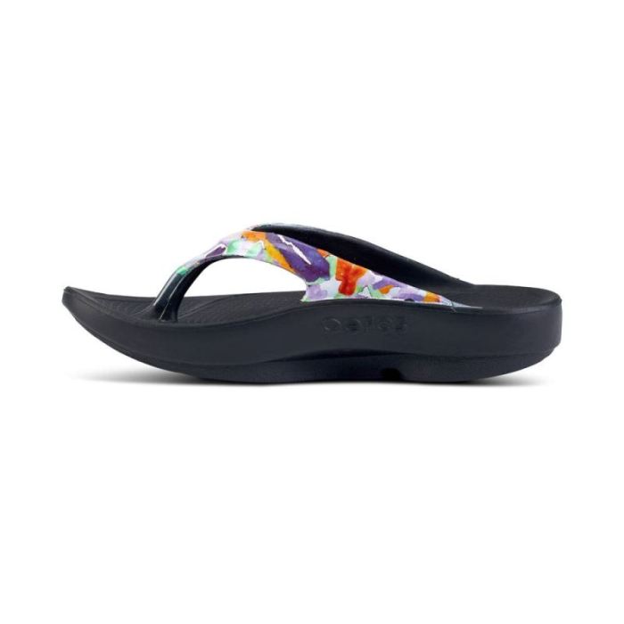 Oofos Canada Women'S Oolala Limited Sandal - Purple Watercolor