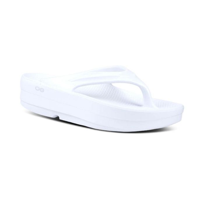 Oofos Canada Women'S Oomega Oolala Sandal - White