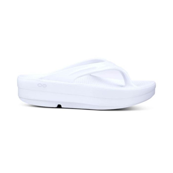 Oofos Canada Women'S Oomega Oolala Sandal - White