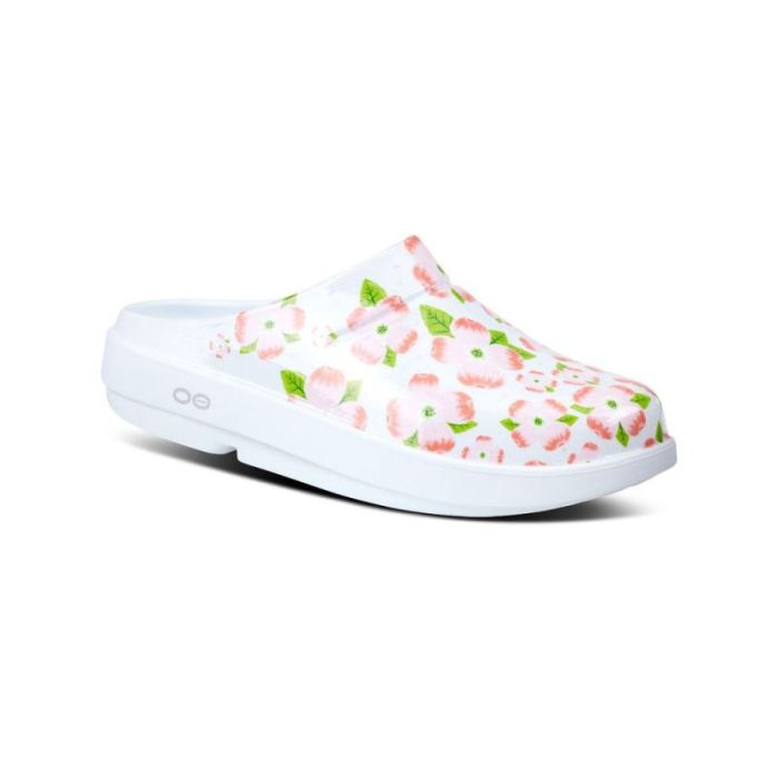 Oofos Canada Women'S Oocloog Limited Edition Clog - Cherry Blossom