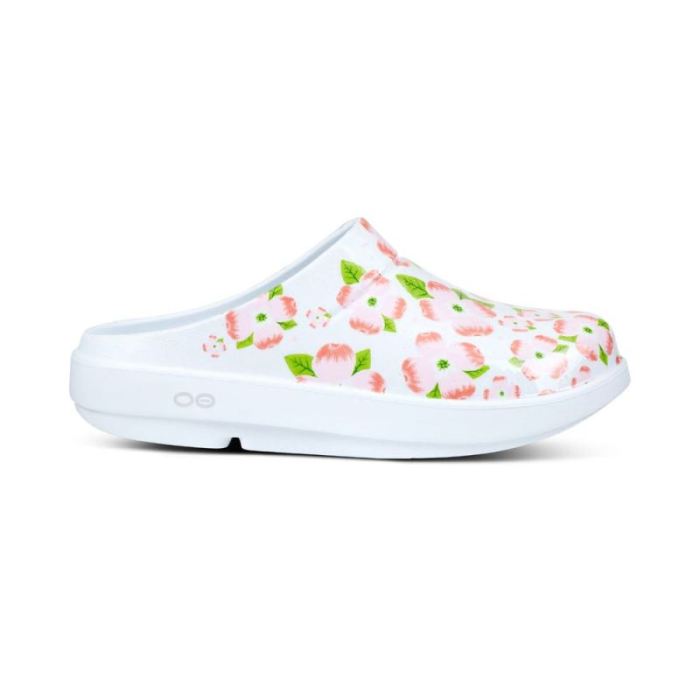Oofos Canada Women'S Oocloog Limited Edition Clog - Cherry Blossom