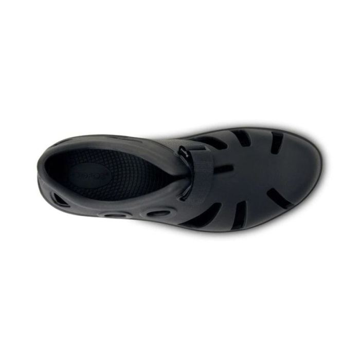 OOFOS CANADA MEN'S OOCANDOO SANDAL - BLACK