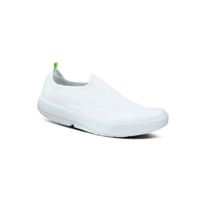 OOFOS CANADA MEN'S OOMG EEZEE LOW SHOE - WHITE