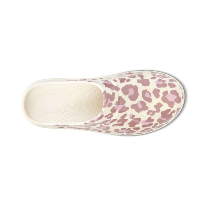 OOFOS CANADA WOMEN'S OOCLOOG LIMITED EDITION CLOG - ROSE LEOPARD