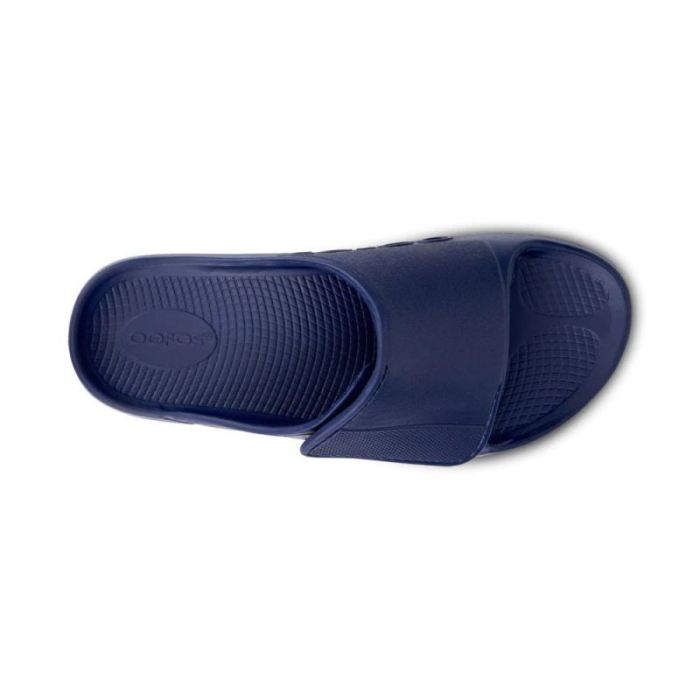 OOFOS CANADA MEN'S OOAHH SPORT FLEX SANDAL - NAVY