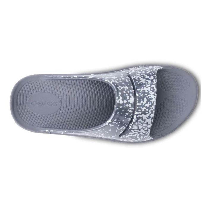 OOFOS CANADA WOMEN'S OOAHH LIMITED SLIDE SANDAL - PROSECCO POP