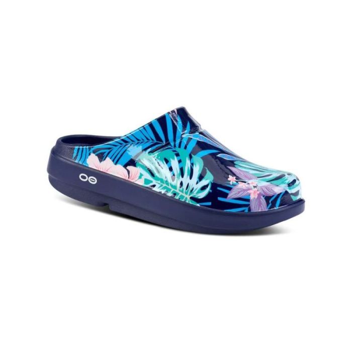 OOFOS CANADA WOMEN'S OOCLOOG LIMITED EDITION CLOG - HAWAIIAN FLORA