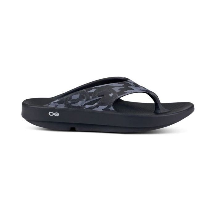 OOFOS CANADA MEN'S OORIGINAL SPORT SANDAL - BLACK CAMO